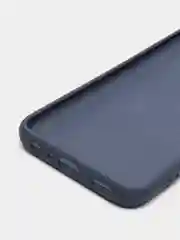 Темно-синий силиконовый чехол Samsung Galaxy A03 Core, S22, S21, S20FE, с защитой камеры и бортами