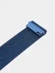 Синий металлический ремешок для Xiaomi Amazfit Bip, Samsung S2 Classic (Lite), GT / GTS
