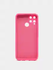 Фуксия силиконовый чехол Realme C25, C25S, C21Y, C35, 9i , с защитой камеры и бортиками