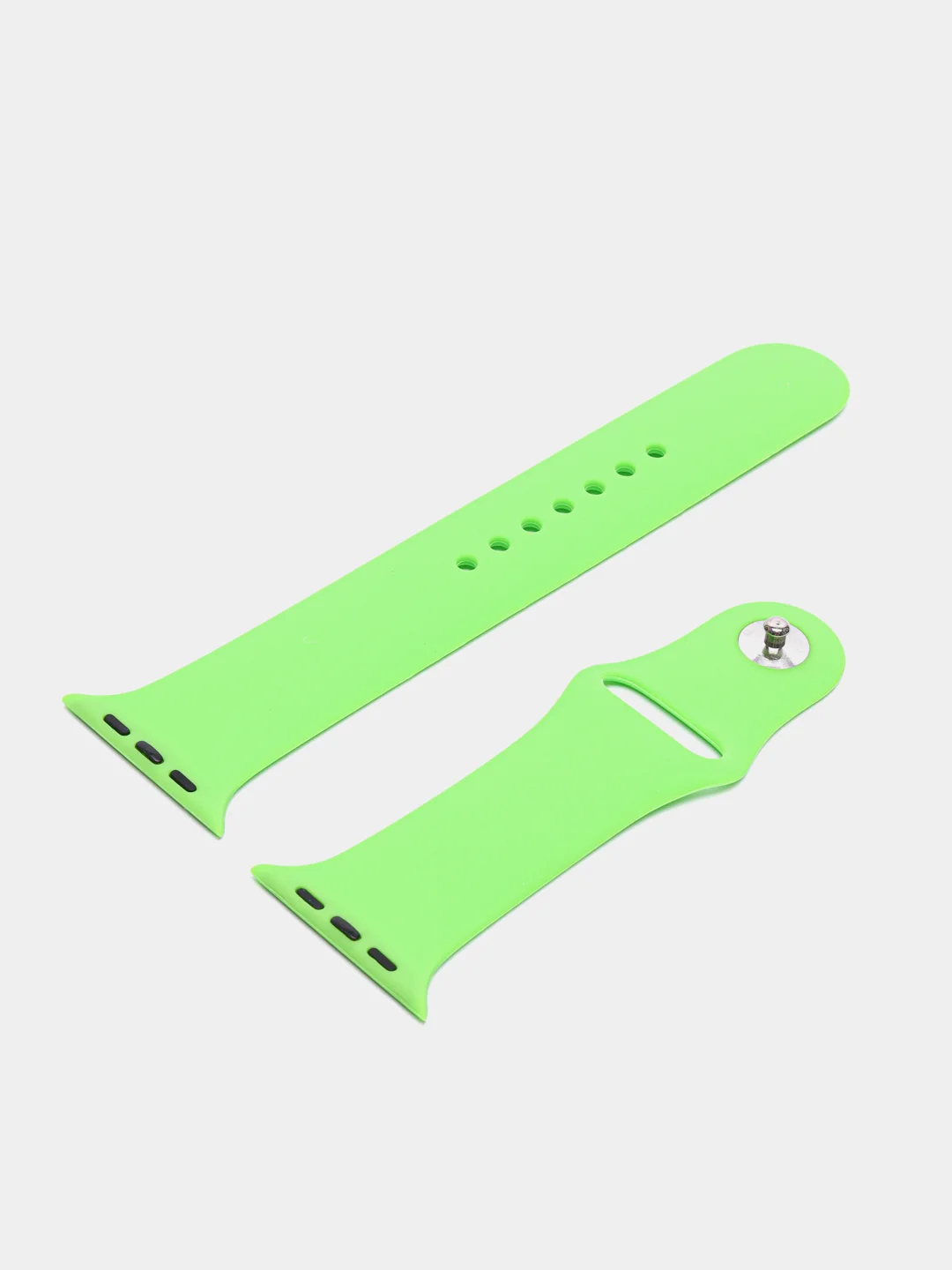 Салатовый ремешок для Apple Watch 38 мм / 40 мм / 42 мм / 44 мм , размер M, силиконовый