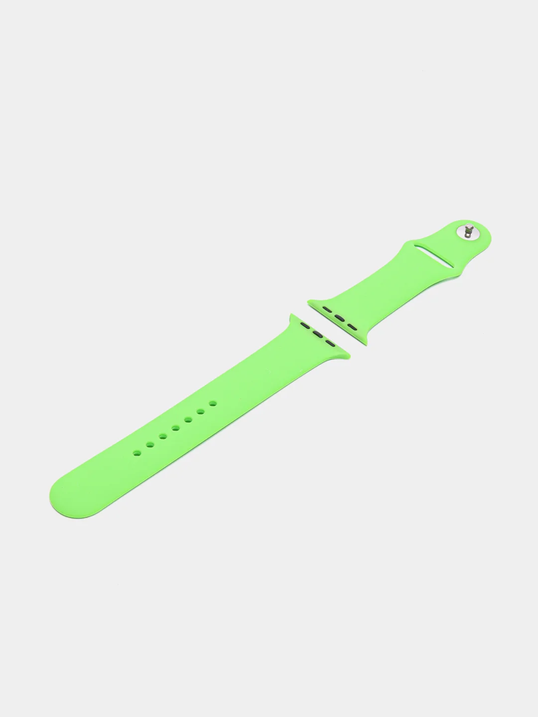 Салатовый ремешок для Apple Watch 38 мм / 40 мм / 42 мм / 44 мм , размер M, силиконовый