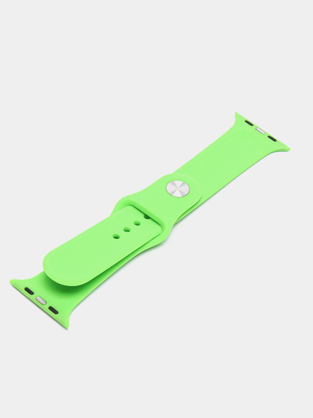Салатовый ремешок для Apple Watch 38 мм / 40 мм / 42 мм / 44 мм , размер M, силиконовый
