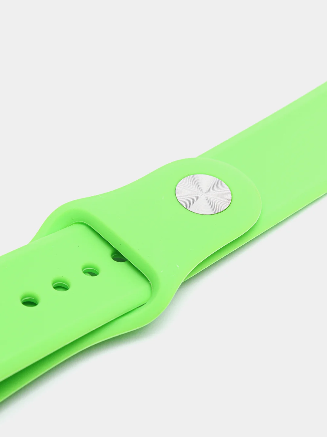 Салатовый ремешок для Apple Watch 38 мм / 40 мм / 42 мм / 44 мм , размер M, силиконовый