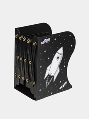 Подставка-держатель для книг и учебников Юнландия "Space", раздвижная, металлическая