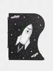 Подставка-держатель для книг и учебников Юнландия "Space", раздвижная, металлическая