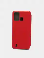Красный чехол-книжка Itel Vision 2S
