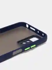 Темно-синий чехол с защитой камеры XIAOMI NOTE 11 PRO 2022