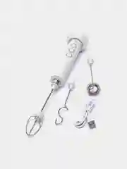 Белый вспениватель молока электрический, USB, 3 в 1
