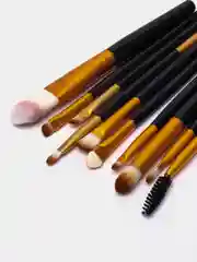 Золотой набор кистей для макияжа, 20 штук