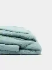 Набор махровых полотенец с бордюром, мятные, хлопок 100 %, 70 x 140, 50 х 90, 40 x 70 см, 3 шт