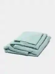 Набор махровых полотенец с бордюром, мятные, хлопок 100 %, 70 x 140, 50 х 90, 40 x 70 см, 3 шт