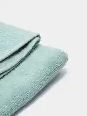 Набор махровых полотенец с бордюром, мятные, хлопок 100 %, 70 x 140, 50 х 90, 40 x 70 см, 3 шт