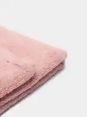 Набор махровых полотенец с бордюром, розовые, хлопок 100%, 70 x 140/50 х 90/40 x 70 см, 3 шт