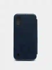 Синий чехол книжка Samsung Galaxy A01 (A015F)