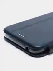 Синий чехол книжка Samsung Galaxy A01 (A015F)