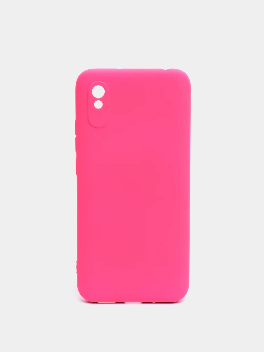 Фуксия чехол для Xiaomi Note 11, Note 8 Pro, 9, 9C, 9A, силиконовый, с защитой камеры и бортиками