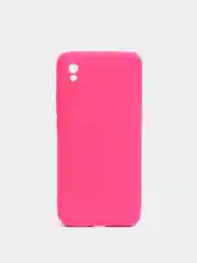 Фуксия чехол для Xiaomi Note 11, Note 8 Pro, 9, 9C, 9A, силиконовый, с защитой камеры и бортиками