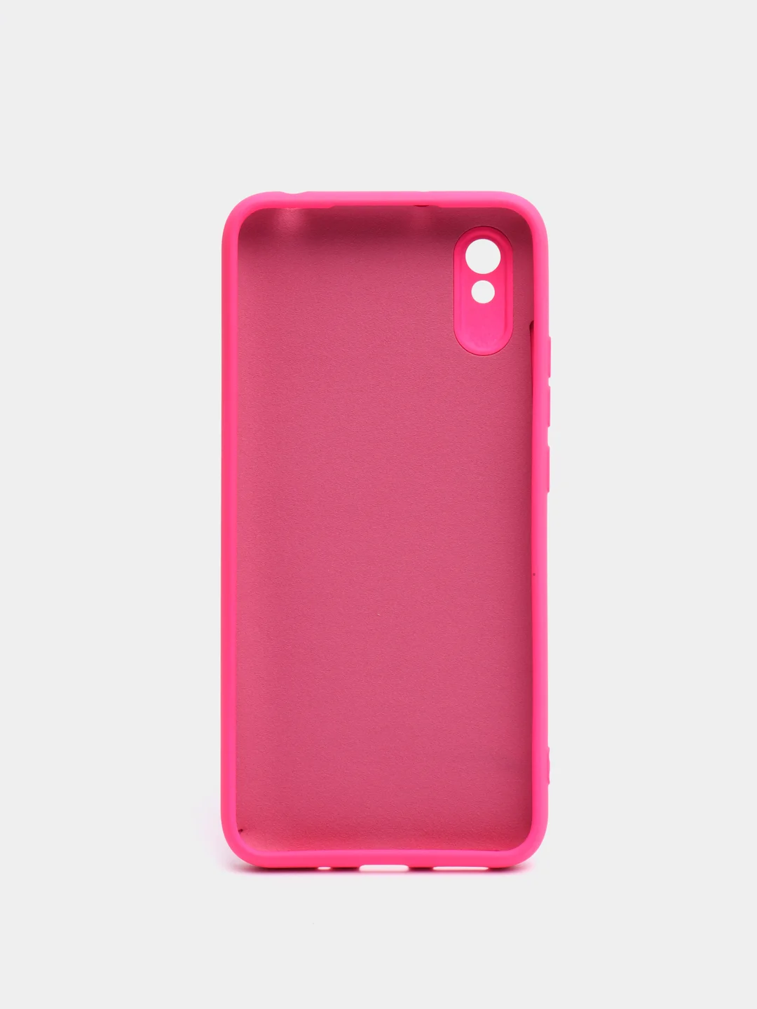 Фуксия чехол для Xiaomi Note 11, Note 8 Pro, 9, 9C, 9A, силиконовый, с защитой камеры и бортиками