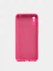 Фуксия чехол для Xiaomi Note 11, Note 8 Pro, 9, 9C, 9A, силиконовый, с защитой камеры и бортиками