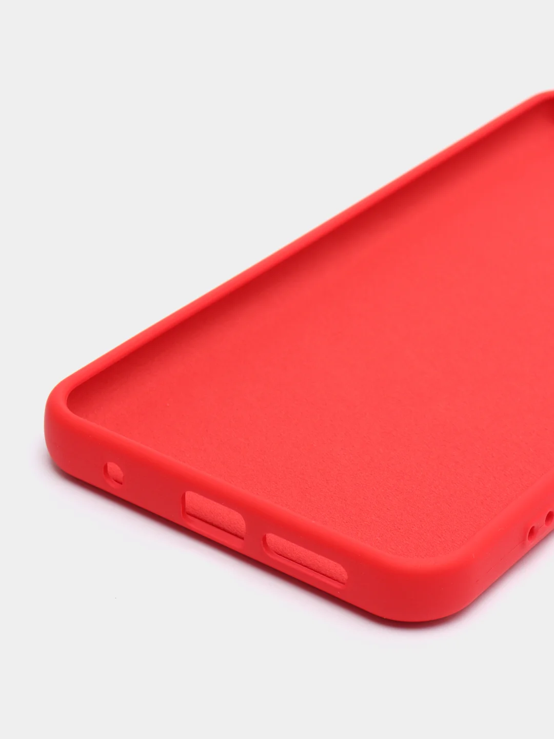 Красный чехол для Xiaomi Note 11, Note 8 Pro, 9, 9C, 9A, силиконовый, с защитой камеры и бортиками