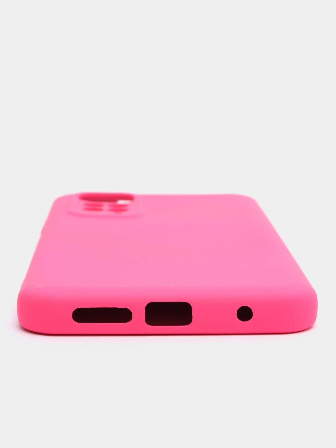 Фуксия чехол для Xiaomi Note 11, Note 8 Pro, 9, 9C, 9A, силиконовый, с защитой камеры и бортиками