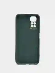 Тёмно-зелёный чехол для Xiaomi Note 11, Note 8 Pro, 9, 9C, 9A, силиконовый, с защитой камеры и бортиками