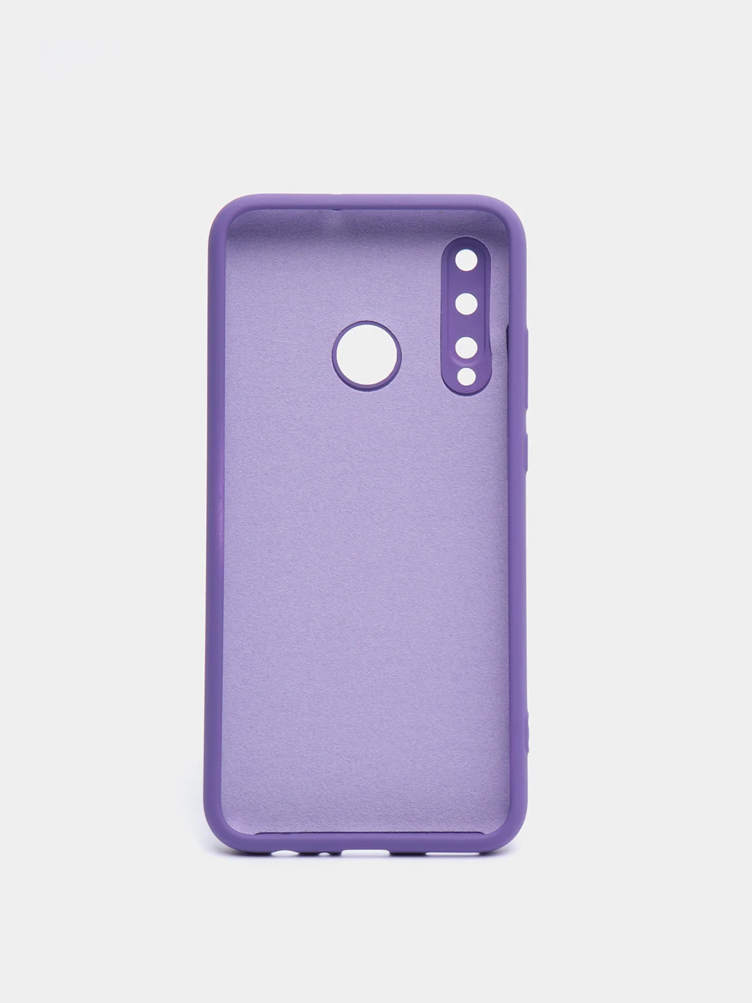 Фиолетовый чехол Honor 10i / 7A / 8A / 50 / 50 Lite / Y5 2018 / Y6 2019 с защитой камеры и бортиками