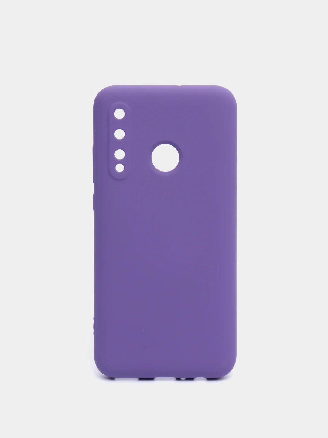 Фиолетовый чехол Honor 10i / 7A / 8A / 50 / 50 Lite / Y5 2018 / Y6 2019 с защитой камеры и бортиками