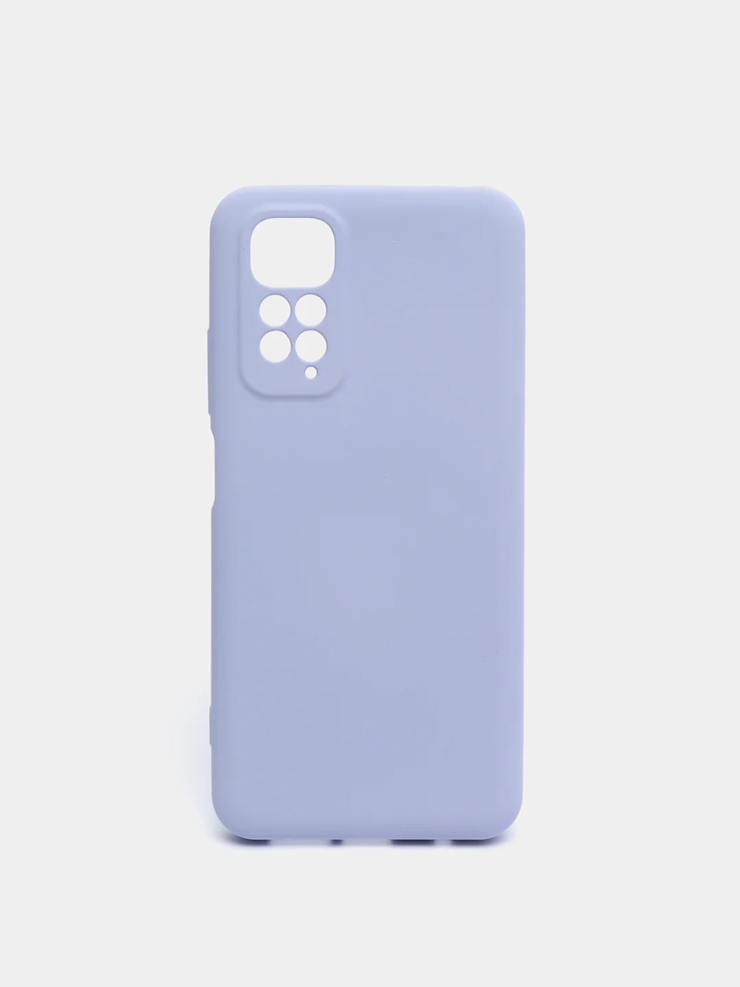 Лавандовый чехол для Xiaomi Note 11, Note 8 Pro, 9, 9C, 9A, силиконовый, с защитой камеры и бортиками