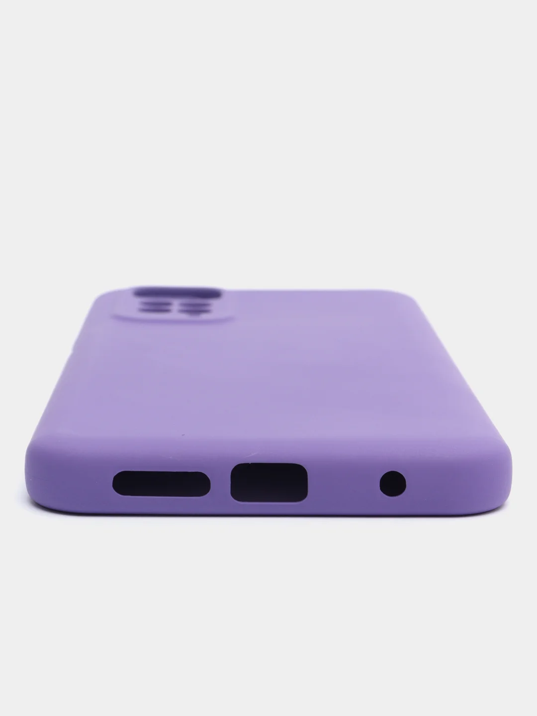 Фиолетовый чехол для Xiaomi Note 11, Note 8 Pro, 9, 9C, 9A, силиконовый, с защитой камеры и бортиками