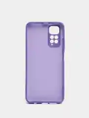 Фиолетовый чехол для Xiaomi Note 11, Note 8 Pro, 9, 9C, 9A, силиконовый, с защитой камеры и бортиками