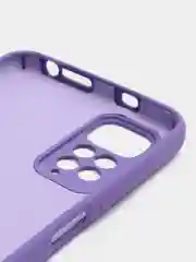 Фиолетовый чехол для Xiaomi Note 11, Note 8 Pro, 9, 9C, 9A, силиконовый, с защитой камеры и бортиками
