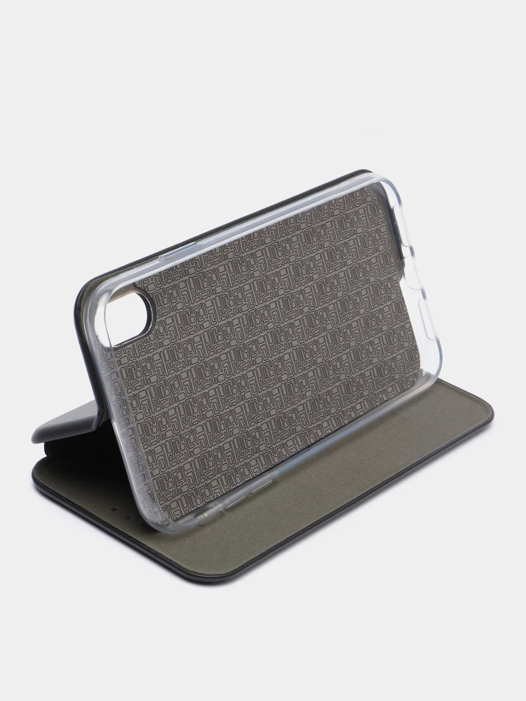 Черный чехол книжка iPhone XR