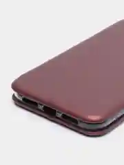 Бордовый чехол книжка iPhone XR