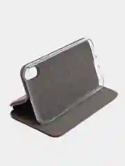 Бордовый чехол книжка iPhone XR