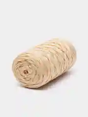 Светло-бежевый шнур Caramel Dolce плоский, 4 мм, 100 м, для вязания и макраме