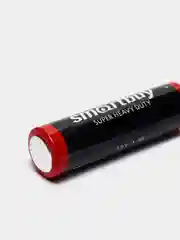 Батарейки солевые SmartBuy, пальчиковые АА R06, мизинчиковые ААА R03, 4 штуки