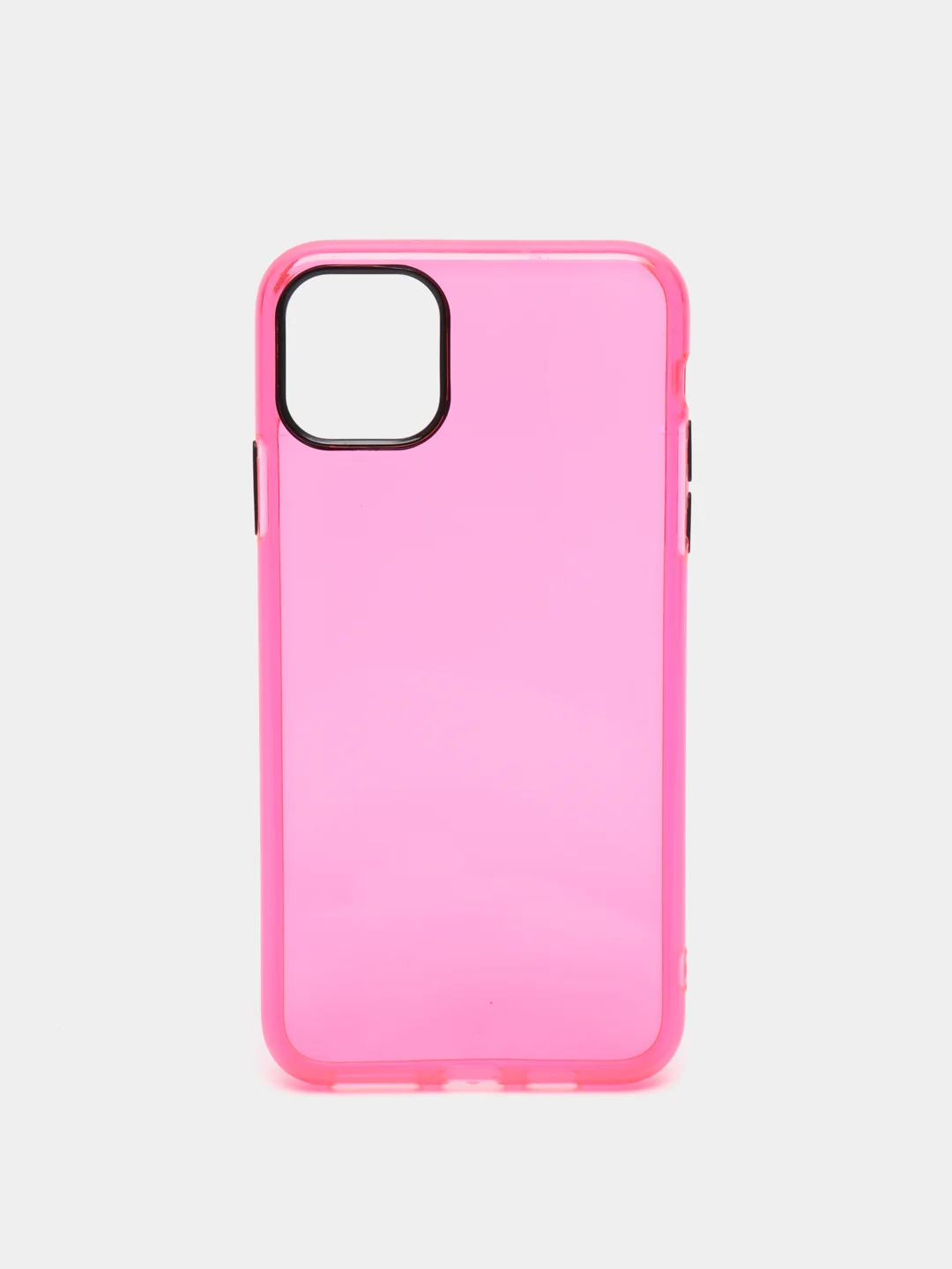 Розовый чехол для iPhone 11, 7, 8, SE 2020, Plus, X, XS, XR, Max, Pro прозрачный, 5 цветов