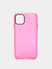 Розовый чехол для iPhone 11, 7, 8, SE 2020, Plus, X, XS, XR, Max, Pro прозрачный, 5 цветов