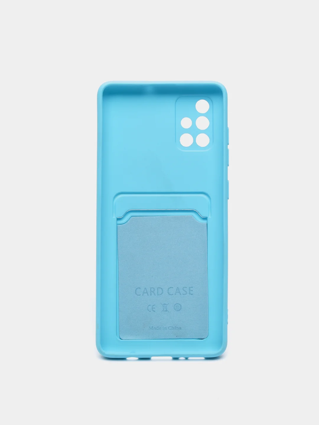 Голубой wallet Чехол карман для карт Samsung A50 A30S, A31, A51 A71 A02 M02, A32, A52, A72, S20 FE