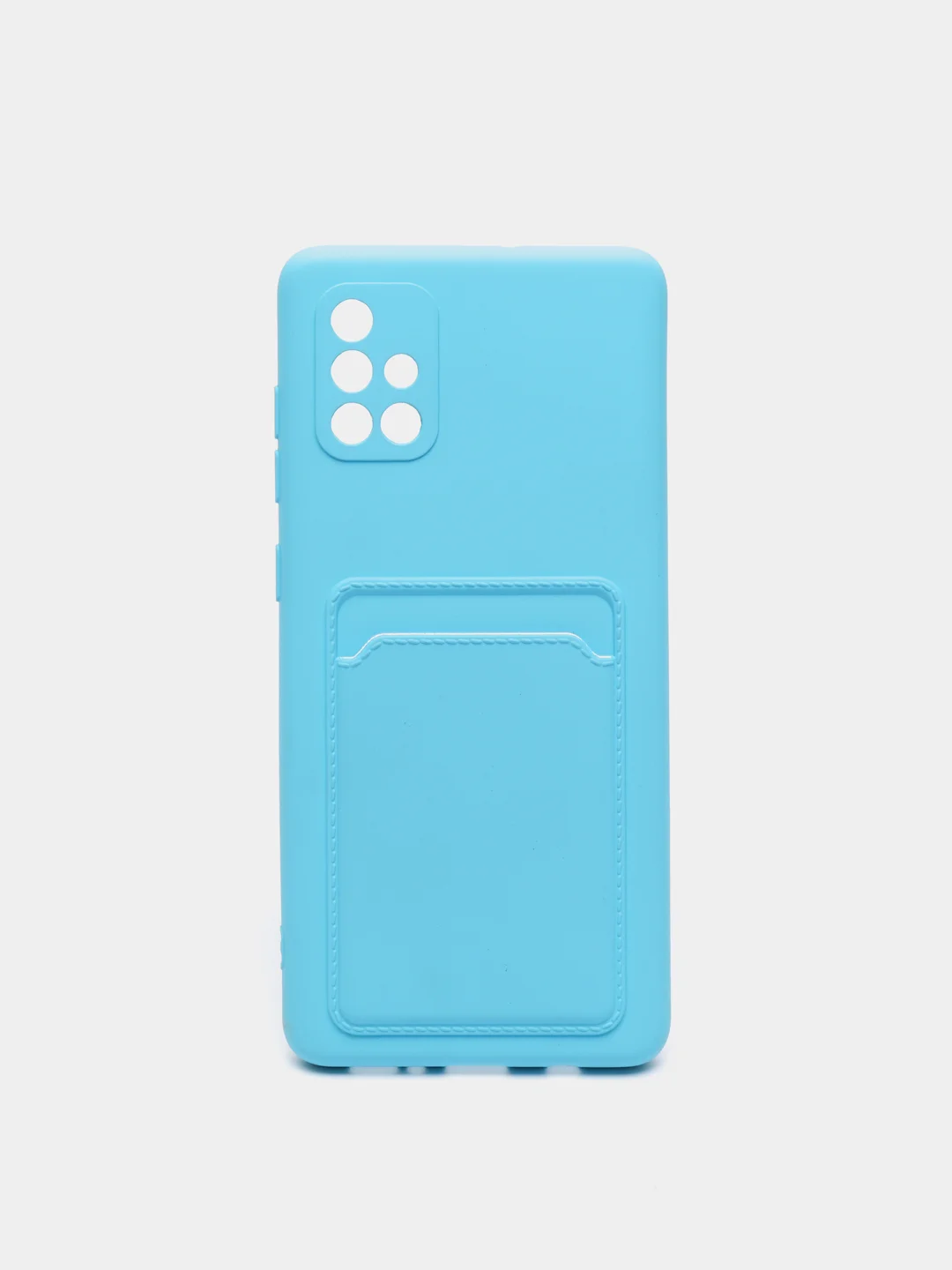 Голубой wallet Чехол карман для карт Samsung A50 A30S, A31, A51 A71 A02 M02, A32, A52, A72, S20 FE