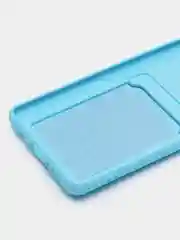 Голубой wallet Чехол карман для карт Samsung A50 A30S, A31, A51 A71 A02 M02, A32, A52, A72, S20 FE
