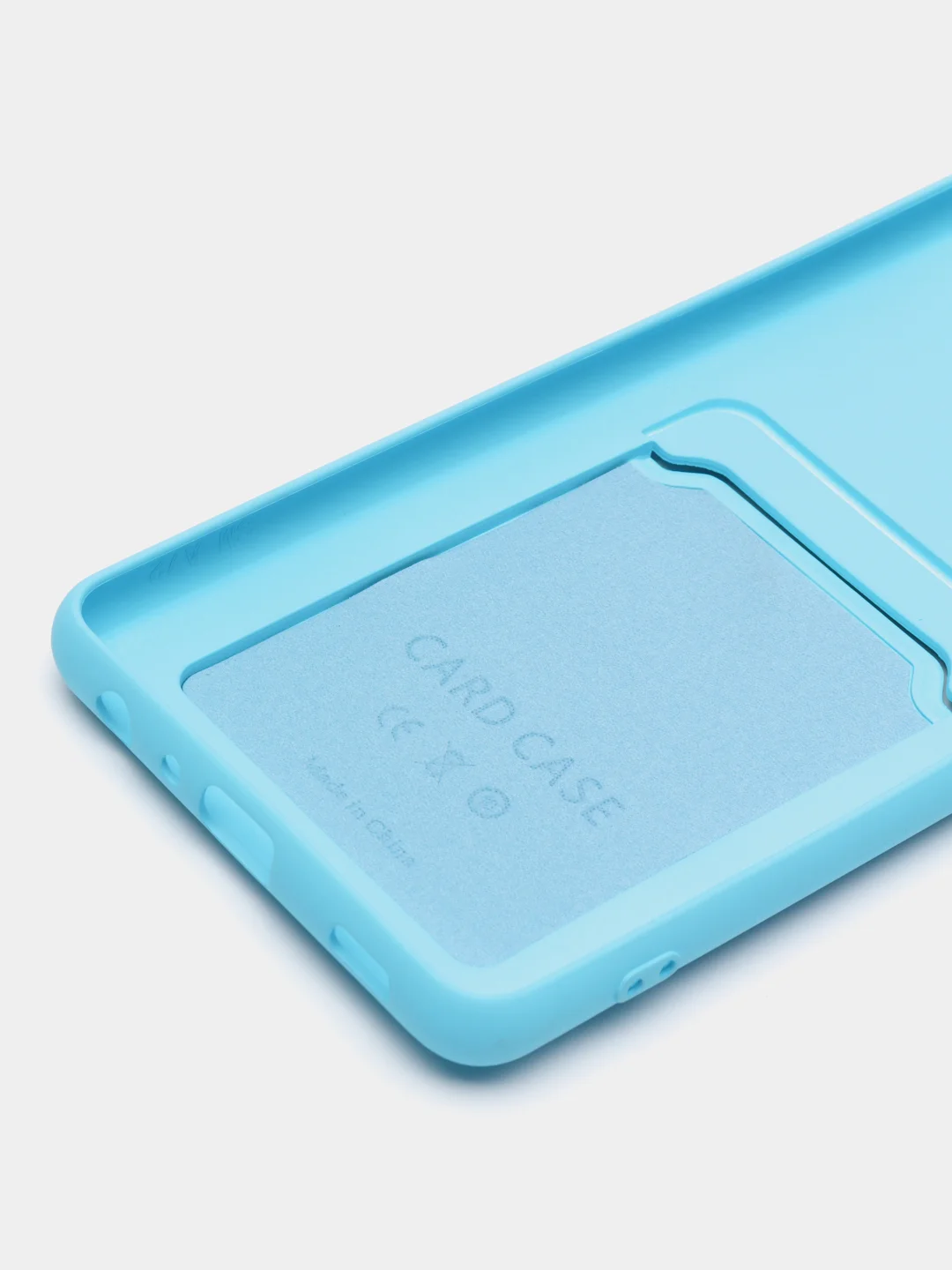 Голубой wallet Чехол карман для карт Samsung A50 A30S, A31, A51 A71 A02 M02, A32, A52, A72, S20 FE