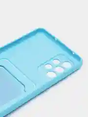 Голубой wallet Чехол карман для карт Samsung A50 A30S, A31, A51 A71 A02 M02, A32, A52, A72, S20 FE