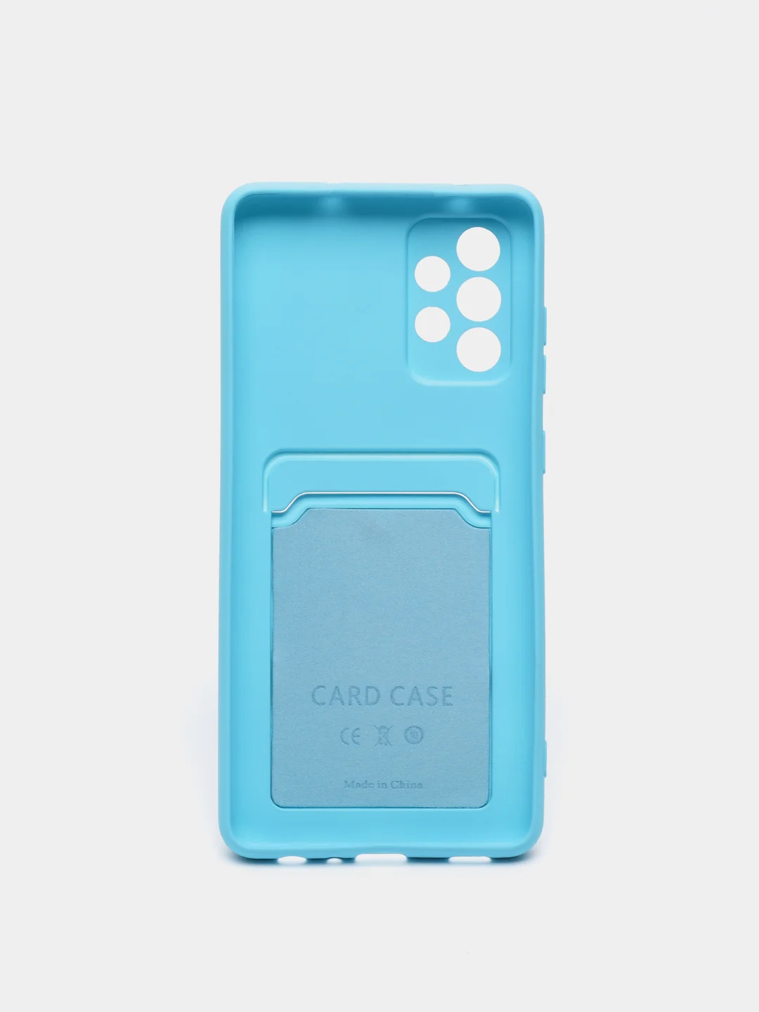 Голубой wallet Чехол карман для карт Samsung A50 A30S, A31, A51 A71 A02 M02, A32, A52, A72, S20 FE