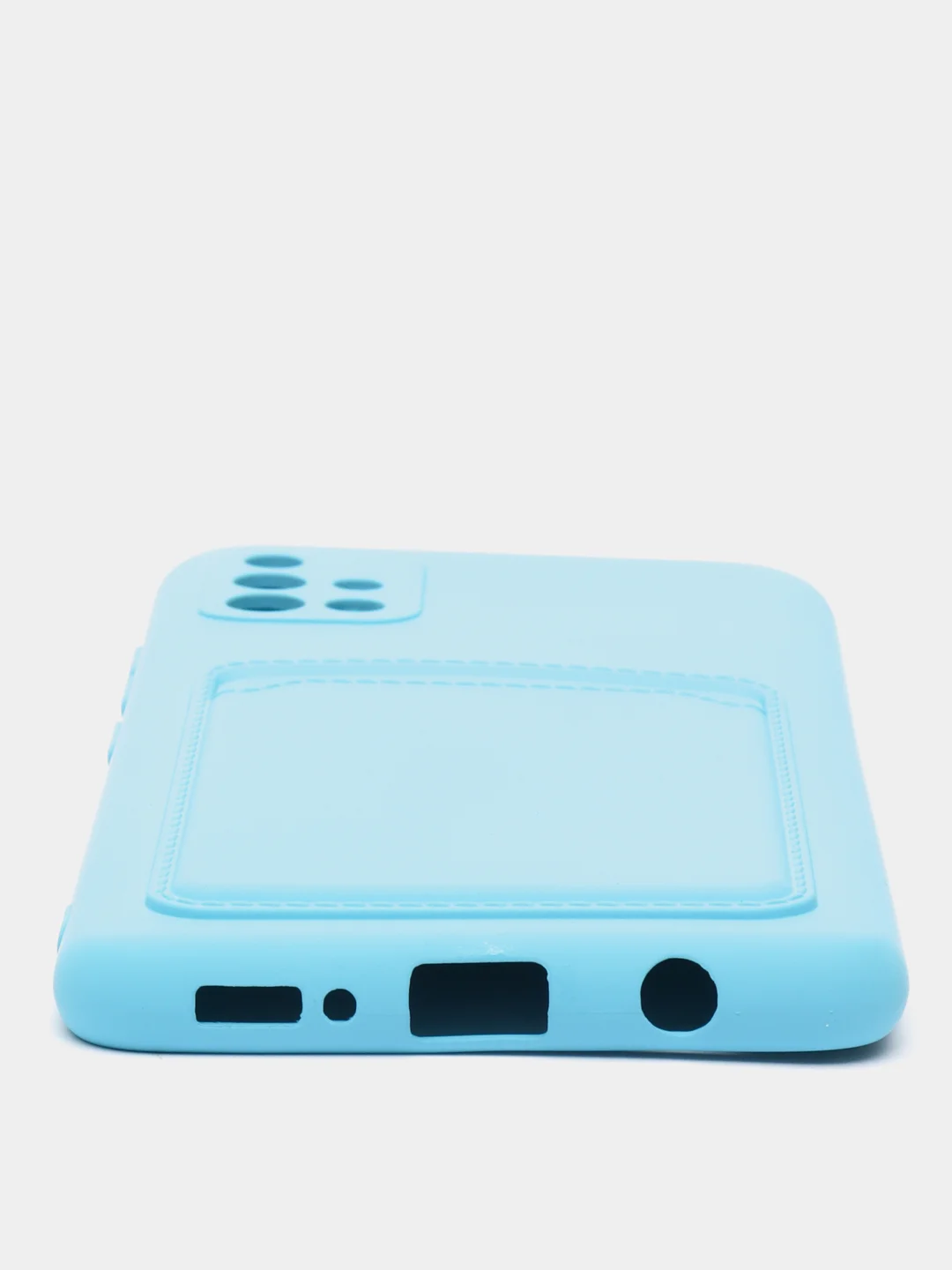 Голубой wallet Чехол карман для карт Samsung A50 A30S, A31, A51 A71 A02 M02, A32, A52, A72, S20 FE