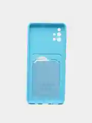 Голубой wallet Чехол карман для карт Samsung A50 A30S, A31, A51 A71 A02 M02, A32, A52, A72, S20 FE