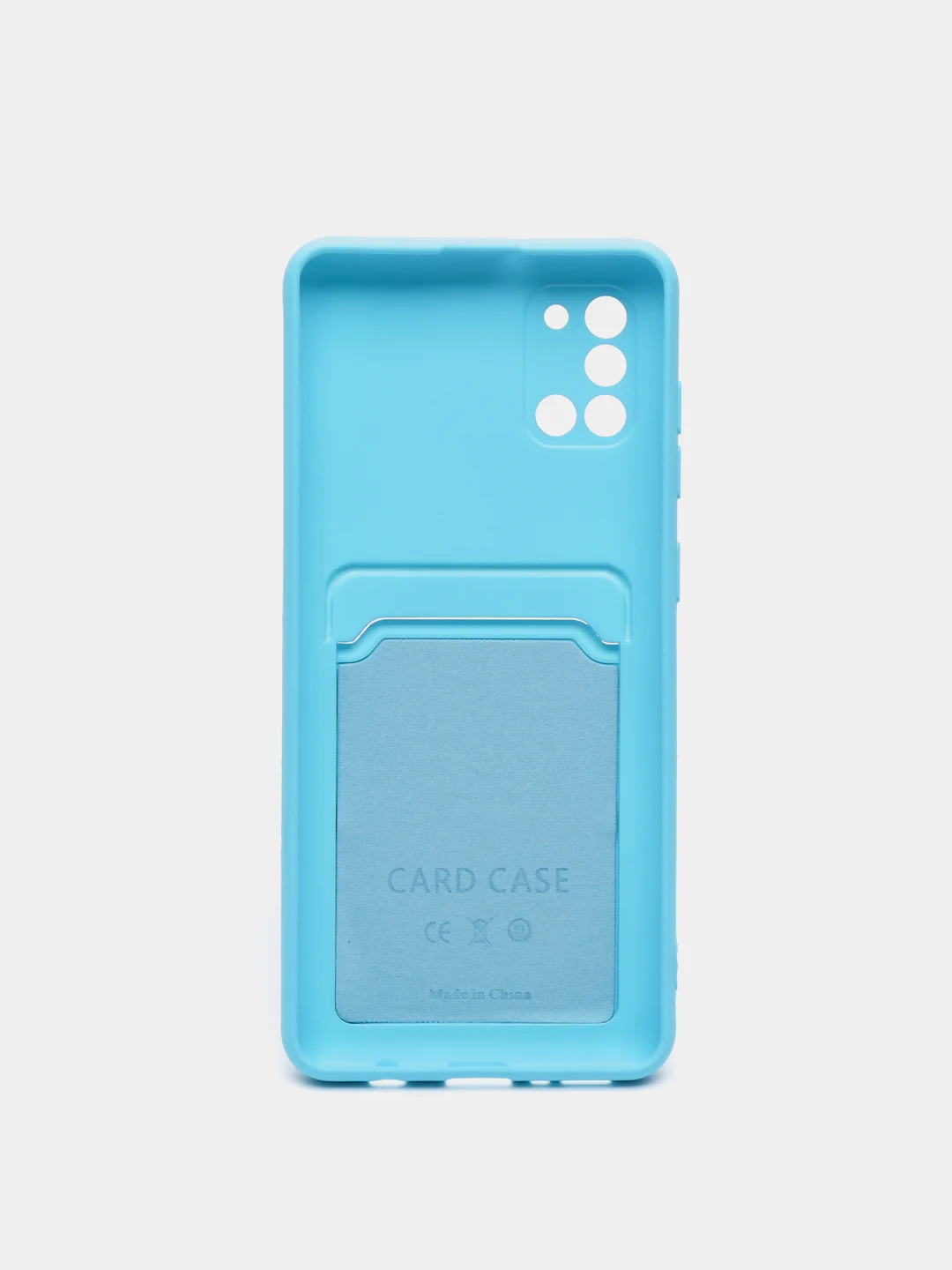 Голубой wallet Чехол карман для карт Samsung A50 A30S, A31, A51 A71 A02 M02, A32, A52, A72, S20 FE