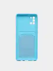 Голубой wallet Чехол карман для карт Samsung A50 A30S, A31, A51 A71 A02 M02, A32, A52, A72, S20 FE