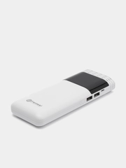 Внешний аккумулятор Power Bank Fantesi F34, с дисплеем и фонариком, 20000 mAh, белый